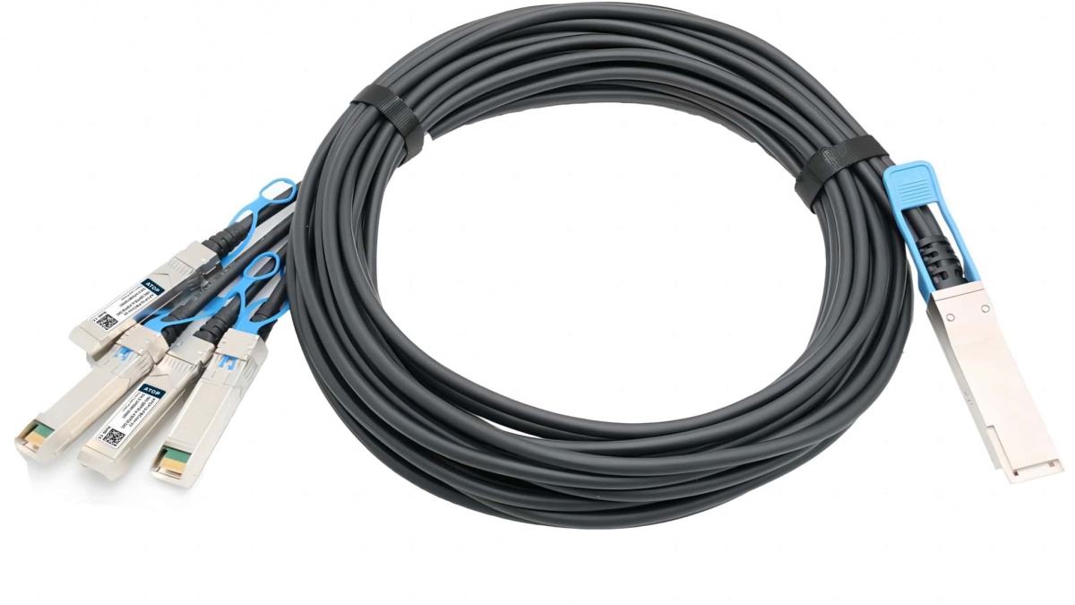 100G QSFP28 to 4xSFP28 DAC